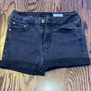 Black High Waisted Shorts